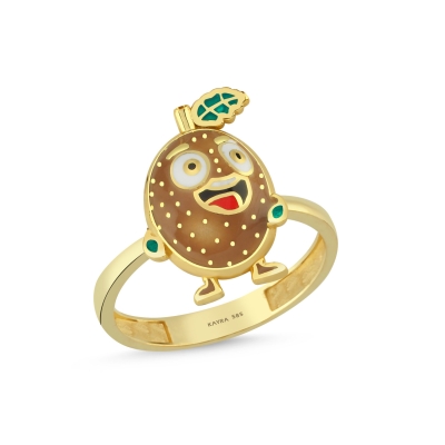 Kivi Özel Tasarım Altın Yüzük Y615