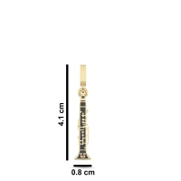 Klarnet Mineli Altın Kolye TR37