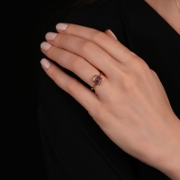 Kunzit Taşlı Altın Yüzük YZ03