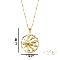 Kutup Yıldızı Altın Kolye AKM126