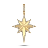 Kuzey Yıldızı Altın Kolye Ucu AH146