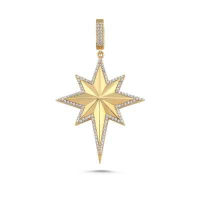 Kuzey Yıldızı Altın Kolye Ucu AH146