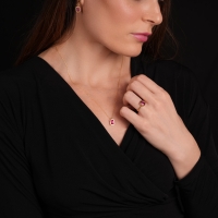 Lal Taşlı Altın Takım TKM09