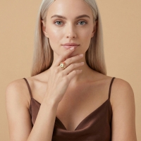 Mantar Özel Tasarım Altın Yüzük Y513