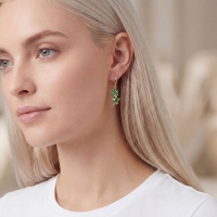 Marul Özel Tasarım Altın Küpe 131