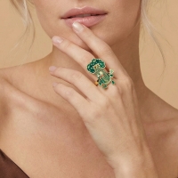 Maydanoz Özel Tasarım Altın Yüzük Y623