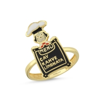 Menü Özel Tasarım Altın Yüzük Y503