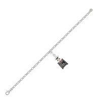 Menü Özel Tasarım Beyaz Altın Çharm MN704