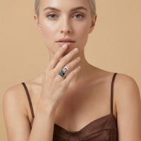 Menü Özel Tasarım Beyaz Altın Yüzük YZ504