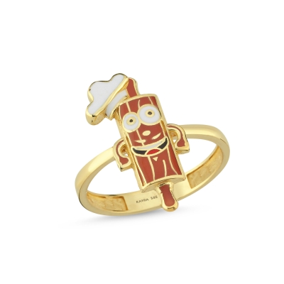 Merdane Özel Tasarım Altın Yüzük 621