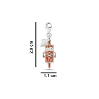 Merdane Özel Tasarım Beyaz Altın Çharm BY822