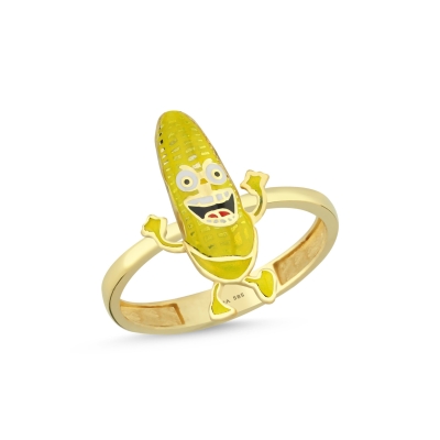 Mısır Özel Tasarım Altın Yüzük Y583