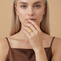 Mısır Özel Tasarım Altın Yüzük Y583