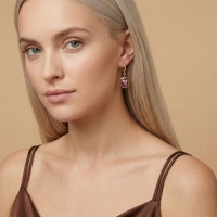 Mürdüm Özel Tasarım Altın Küpe 171