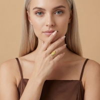 Muz Özel Tasarım Altın Yüzük Y573