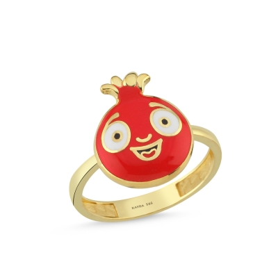 Nar Özel Tasarım Altın Yüzük Y549