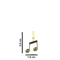 Nota Mineli Altın Kolye Ucu HY4