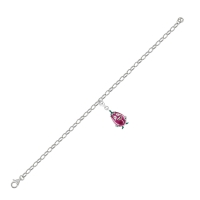 Patlıcan Özel Tasarım Beyaz Altın Çharm PT798