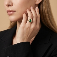 Peridot Taşlı Altın Yüzük YZ02