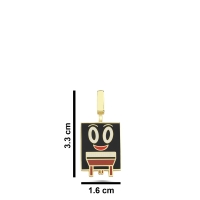 Piyano Mineli Altın Kolye Ucu NM8
