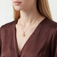 Portakal Özel Tasarım Altın Kolye D76