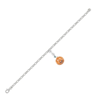 Portakal Özel Tasarım Beyaz Altın Çharm PD776