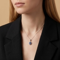 Safir ve Pırlantalı Kolye PÇK42