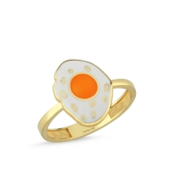 Sahanda Yumurta Özel Tasarım Altın Yüzükl D509