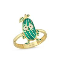 Salatalık Özel Tasarım Altın Yüzük Y555