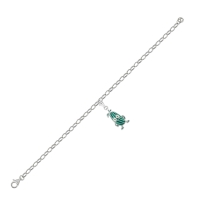 Salatalık Özel Tasarım Beyaz Altın Çharm SD754