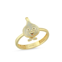 Sarımsak Özel Tasarım Altın Yüzük Y551