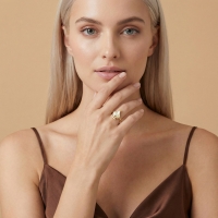 Sarımsak Özel Tasarım Altın Yüzük Y551