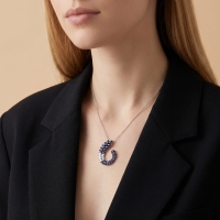 Sarmaşık Safir Taşlı Kolye  PK02