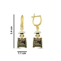 Menü Özel Tasarım Altın Küpe K103