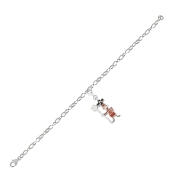 Şef Özel Tasarım Beyaz Altın Çharm TEK702