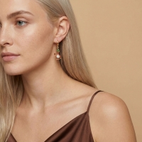 Soğan Özel Tasarım Altın Küpe  139