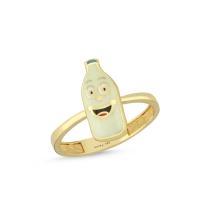 Süt Özel Tasarım Altın Yüzük Y607