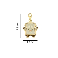 Tost Ekmeği Özel Tasarım Altın Çharm TS765