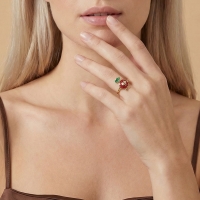 Turp Özel Tasarım Altın Yüzük Y529