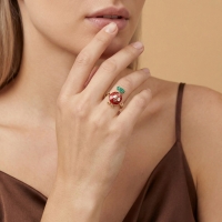 Turp Özel Tasarım Altın Yüzük Y529