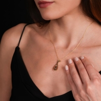 Ud Mineli Altın Kolye MZK9