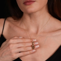 Ud Mineli Altın Kolye MZK9