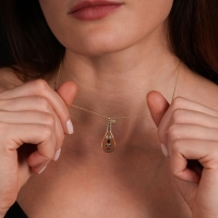 Ud Mineli Altın Kolye MZK9