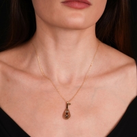 Ud Mineli Altın Kolye Ucu FTY10