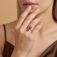 Üzüm Özel Tasarım Altın Yüzük Y631