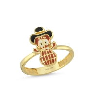 Yerfıstığı Özel Tasarım Altın Yüzük 625