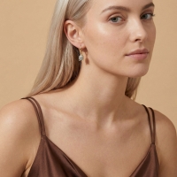 Yumurta Özel Tasarım Altın Küpe K137