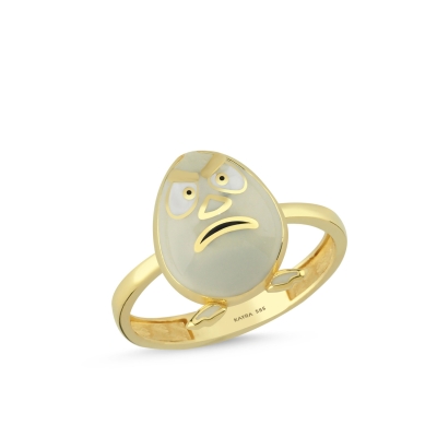 Yumurta Özel Tasarım Altın Yüzük Y537