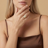 Yumurta Özel Tasarım Altın Yüzük Y537