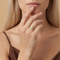 Yumurta Özel Tasarım Altın Yüzük Y537